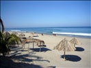 The beach in Mancora, Peru